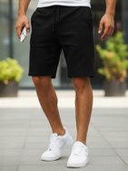 SENZAČNÍ TEPLÁKOVÉ KRAŤASY ČERNÉ