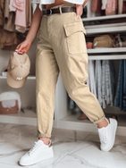 Dámské baggy kalhoty GOTRENDI beige