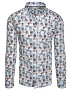 Zajímavá pánská košile s květinovým vzorem