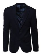 Pohodlné pánské sako v modré barvě