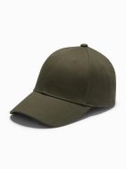 Pánská basic khaki kšiltovka s výšivkou V2 ACCS-0102
