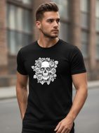 Černé tričko s originálním potiskem