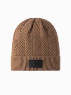 Zimní světle hnědá pánská čapka V4 ACWH-0122