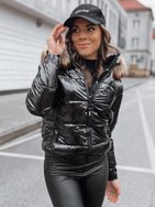 Stylová dámská černá bunda Melani
