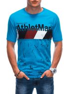Jedinečné světle modré tričko AthletMan S1887