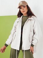 Trendy bílá přechodná dámská bunda Belart