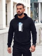 Atraktivní granátová mikina s kapucí