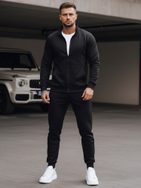 Jednoduchá pánská tepláková souprava černá