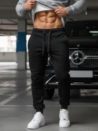 Klasické černé pánské tepláky