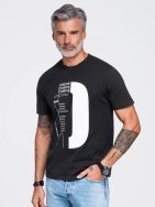 Zajímavé bílé tričko s potiskem V3 TSPT-0299
