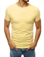 Jednoduché světle žluté tričko