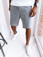 Šedé kraťasy s kapsami na zip