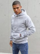 Pohodlná stylová světle šedá mikina