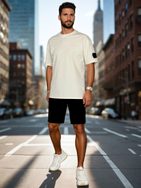 Originální bílo-černý pánský komplet