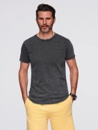 Černé pánské tričko se sepraným vzorem V1 TSWT-0116