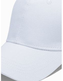Jednoduchá bílá kšiltovka H086