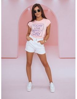 Trendové dámské tričko Perfect Day v růžové barvě