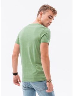 Jednoduché zelené tričko S1369