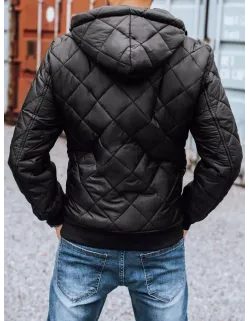 Originální černá bunda s kapucí