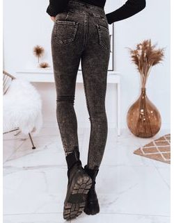 Moderní dámské kalhoty Elisa šedé