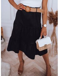 Trendy midi sukně Randina v černé barvě