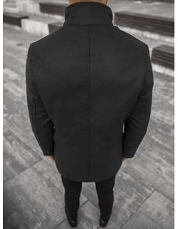 Stylový kabát v černé barvě JS/79M3129