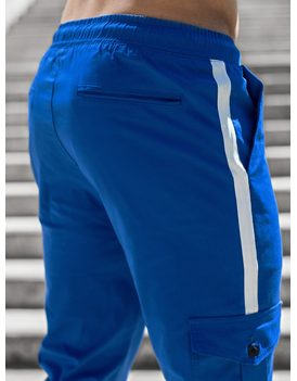 Originální nebesky modré jogger kalhoty DJ/5580