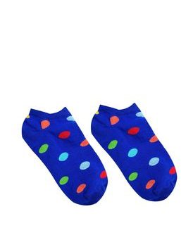 Kotníkové veselé puntíkaté ponožky Lentilky