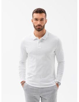 Tričko s dlouhým rukávem v bílé barvě L132