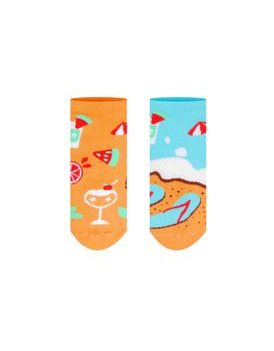 Veselé kotníkové ponožky s letním motivem Pláž