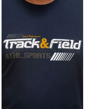 Granátové bavlněné Plus Size tričko Track S1670