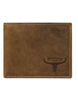 Trendy kožená peněženka v kamelové barvě Buffalo