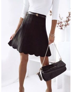 Romantická dámská sukně v černé barvě Laura
