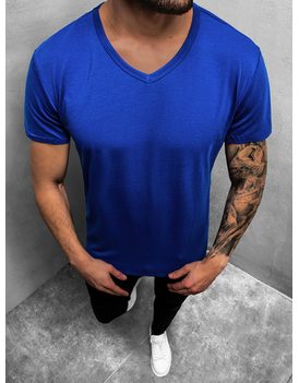 Univerzální kobaltově modré tričko JS/712007Z
