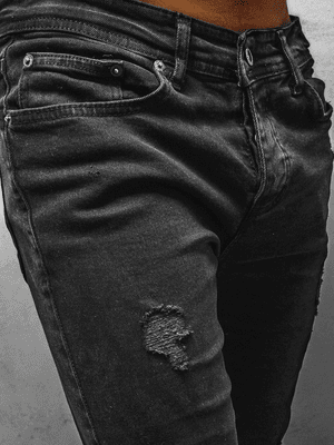 černé pánské džíny