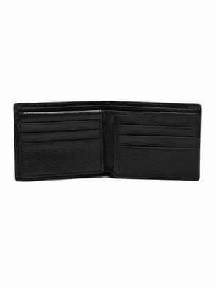 Kožená peněženka v černé barvě A790