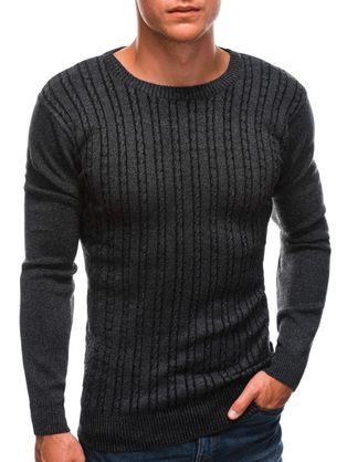 Elegantní svetr v černé barvě E212