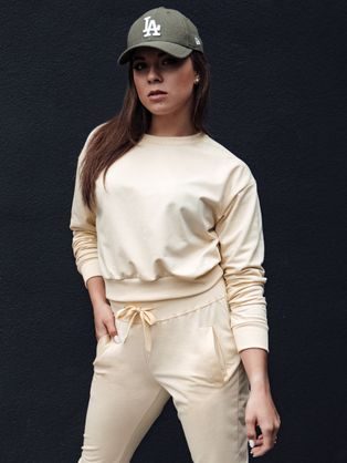 Jednoduchá dámská černá mikina Glamflair