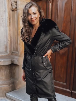 Dámská zimní černá parka Harpersoft