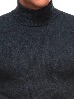 Šedé pánské tričko z úpletu s knoflíčky V3 TSCT-0254