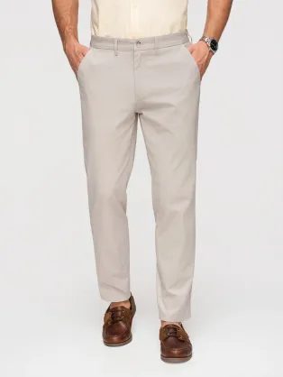 Pánské béžové chinos kalhoty V2 PACP-0293