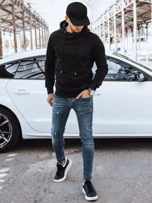 Módní jogger kalhoty v šedé barvě P1372