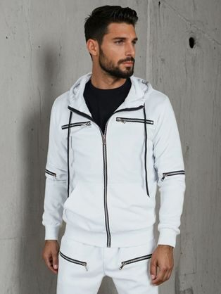 Módní béžová pánská přechodná bunda V1 JALP-0215