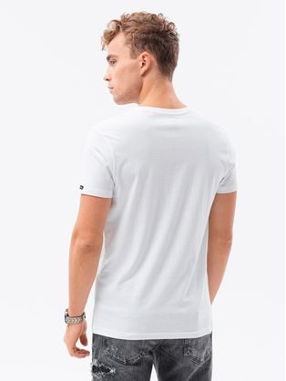 Jednoduché bílé tričko S1369