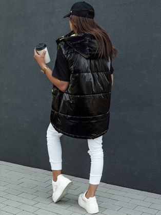 Dámská oboustranná kamelová vesta se vzorem Elegancio