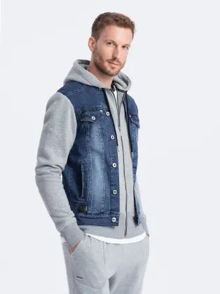 Trendy rifľová bunda c322