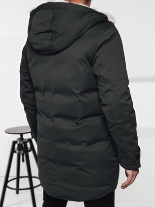 Pánská stylová zimní kamelová bunda