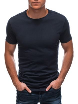 Granátové bavlněné tričko s krátkým rukávem S1683