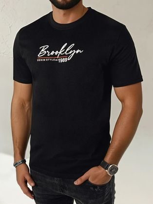 Jedinečné černé tričko s nápisy