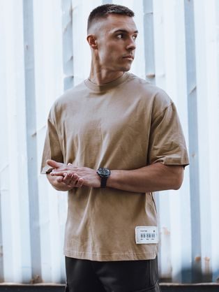 Trendy tmavě modré tričko bez potisku V3 TSCT-22SS-004